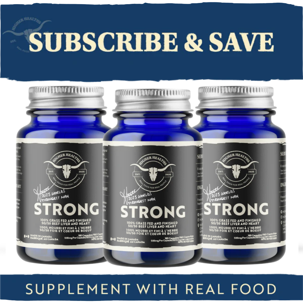 SUBSCRIBE & SAVE! STRONG - 50% BEEF LIVER, 50% BEEF HEART